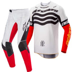 Alpinestars MX Jersey & Pant Kit - Techstar DEEP Limited Edition (Black/White/HighRed)