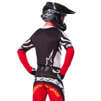 Alpinestars MX Jersey & Pant Kit - Techstar DEEP Limited Edition (Black/White/HighRed)