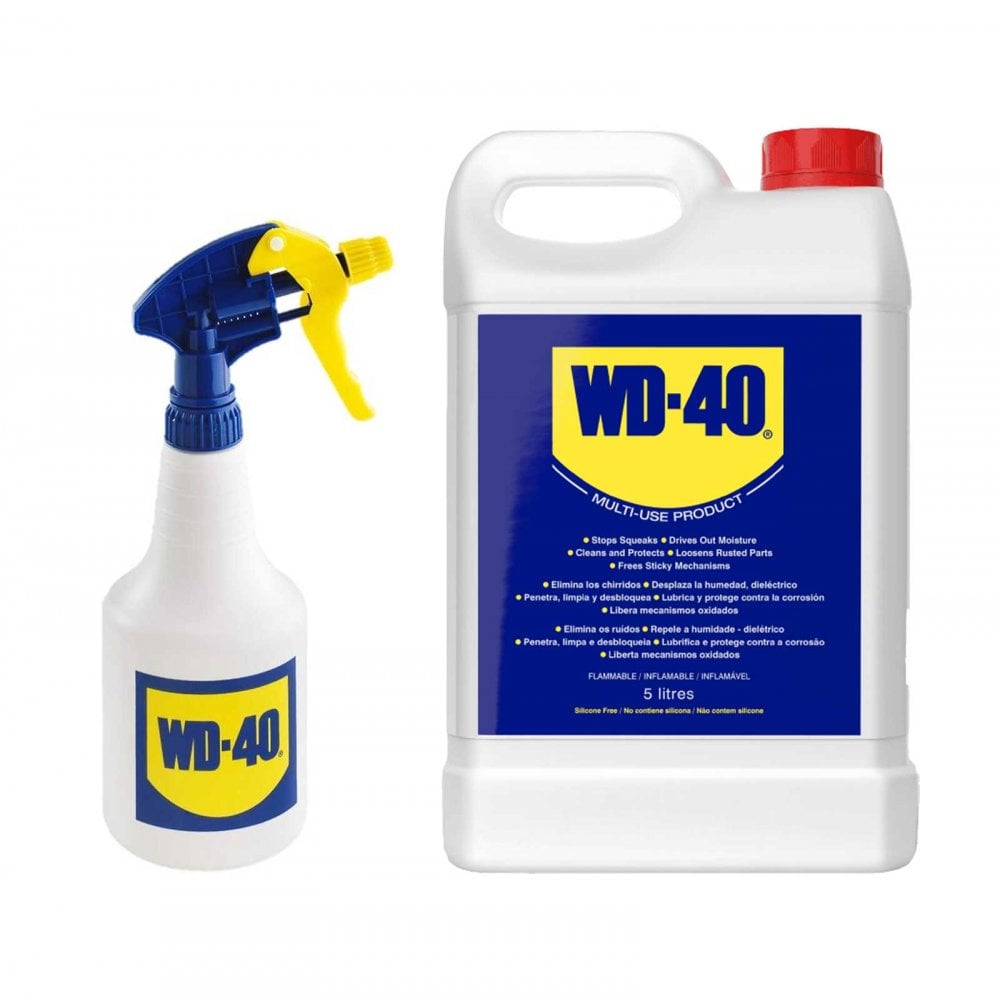 WD40 - Original - 5L & 1L Applicator Spray Bottle