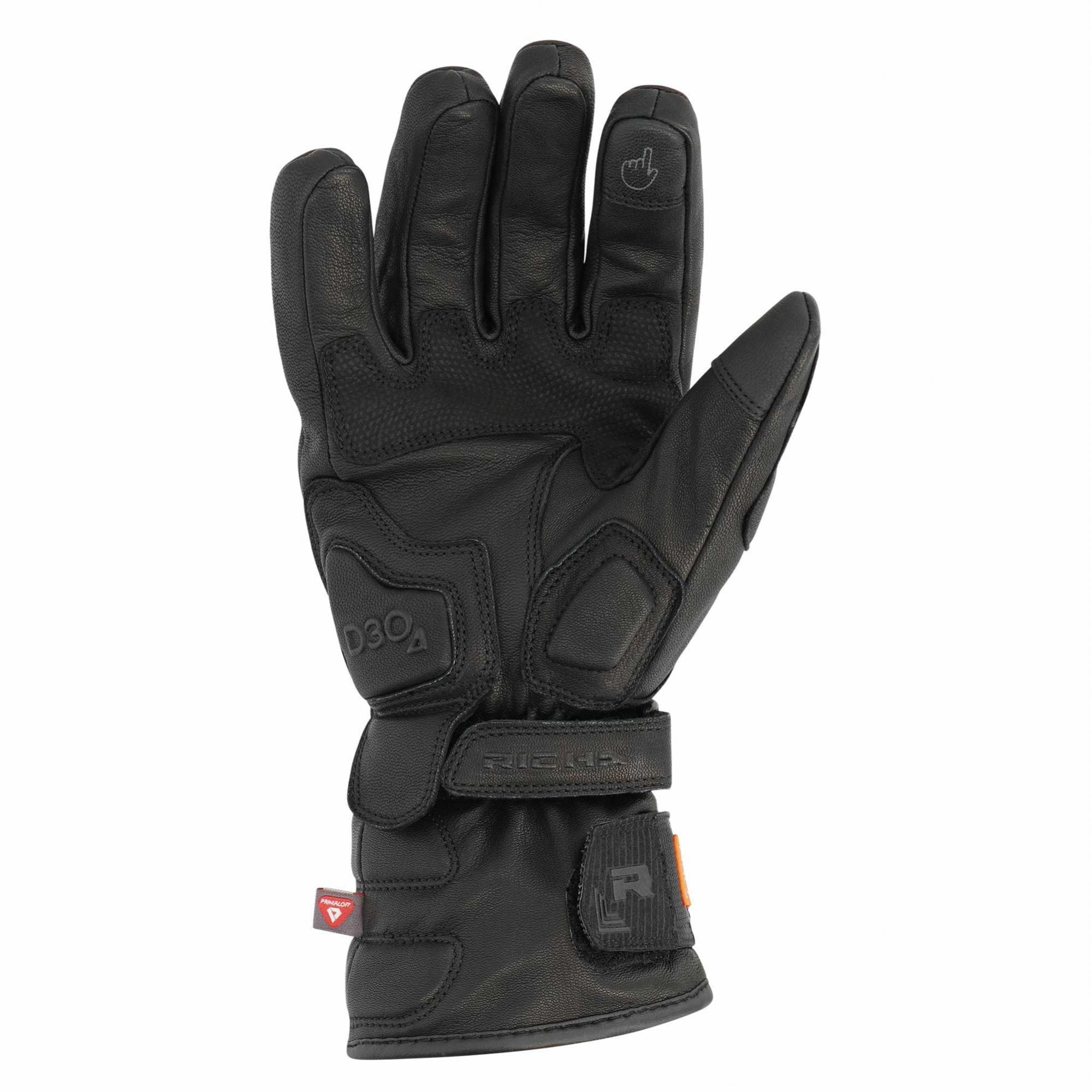 Richa (2025) Women's Motorcycle Gloves - Polar Vortex WP (Primaloft) - Black