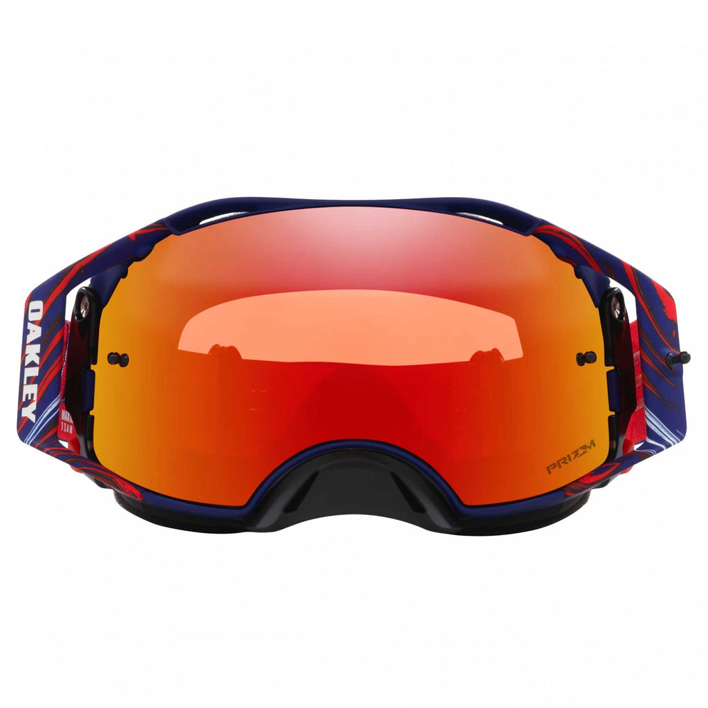 Oakley Airbrake Signature Goggles - RENAUX (Blue/Red) PRIZM Torch Lens