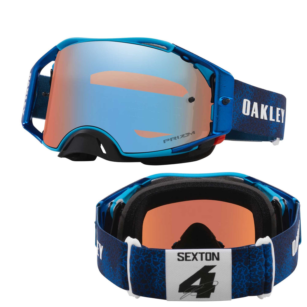 Oakley Airbrake Signature Goggles - SEXTON (Blue/Blue) PRIZM Sapphire Lens