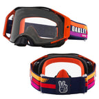 Oakley Airbrake Goggles - TLD NAVY Sunrise (Navy/Orange) Clear Lens