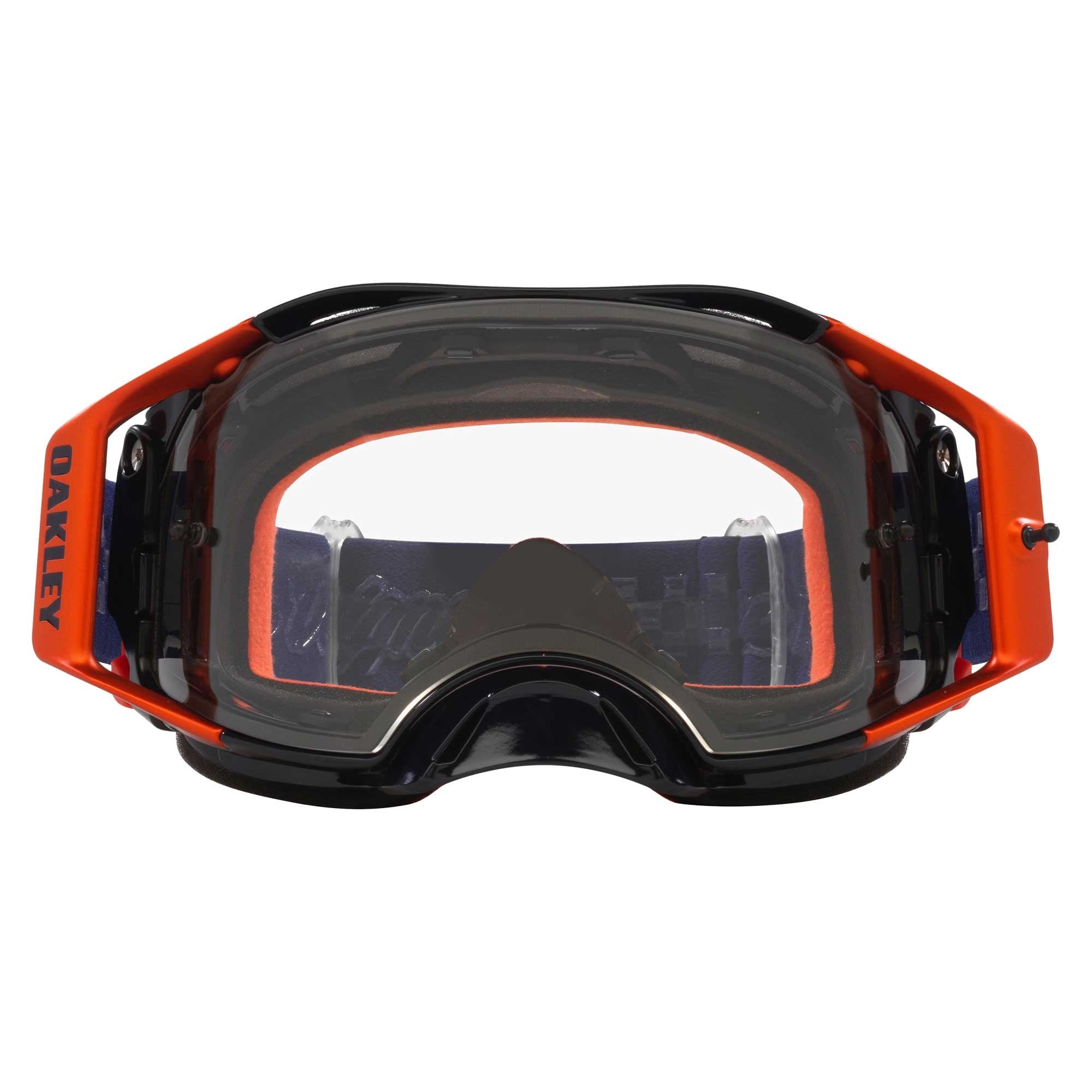 Oakley Airbrake Goggles - TLD NAVY Sunrise (Navy/Orange) Clear Lens