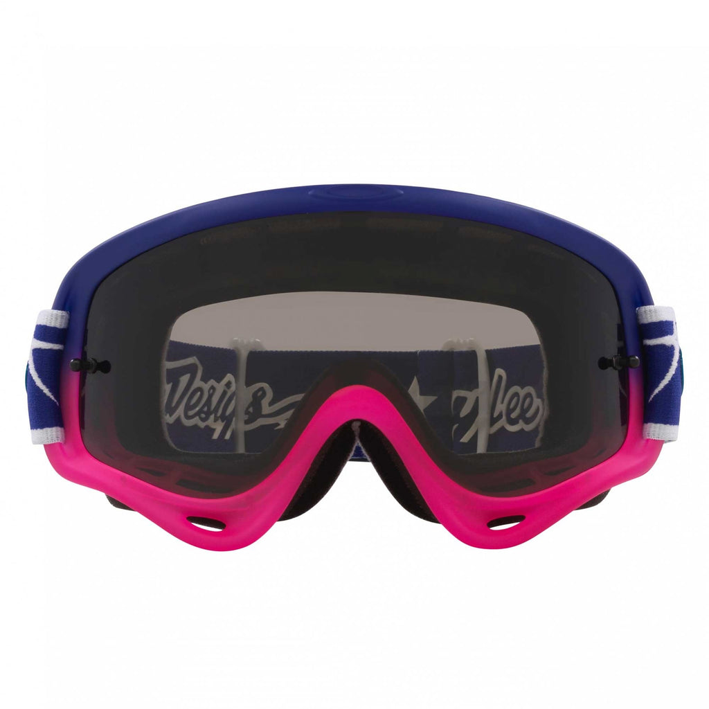 Oakley O-Frame Goggles TLD SPEED Stars (Blue/Pink) Dark Grey Lens