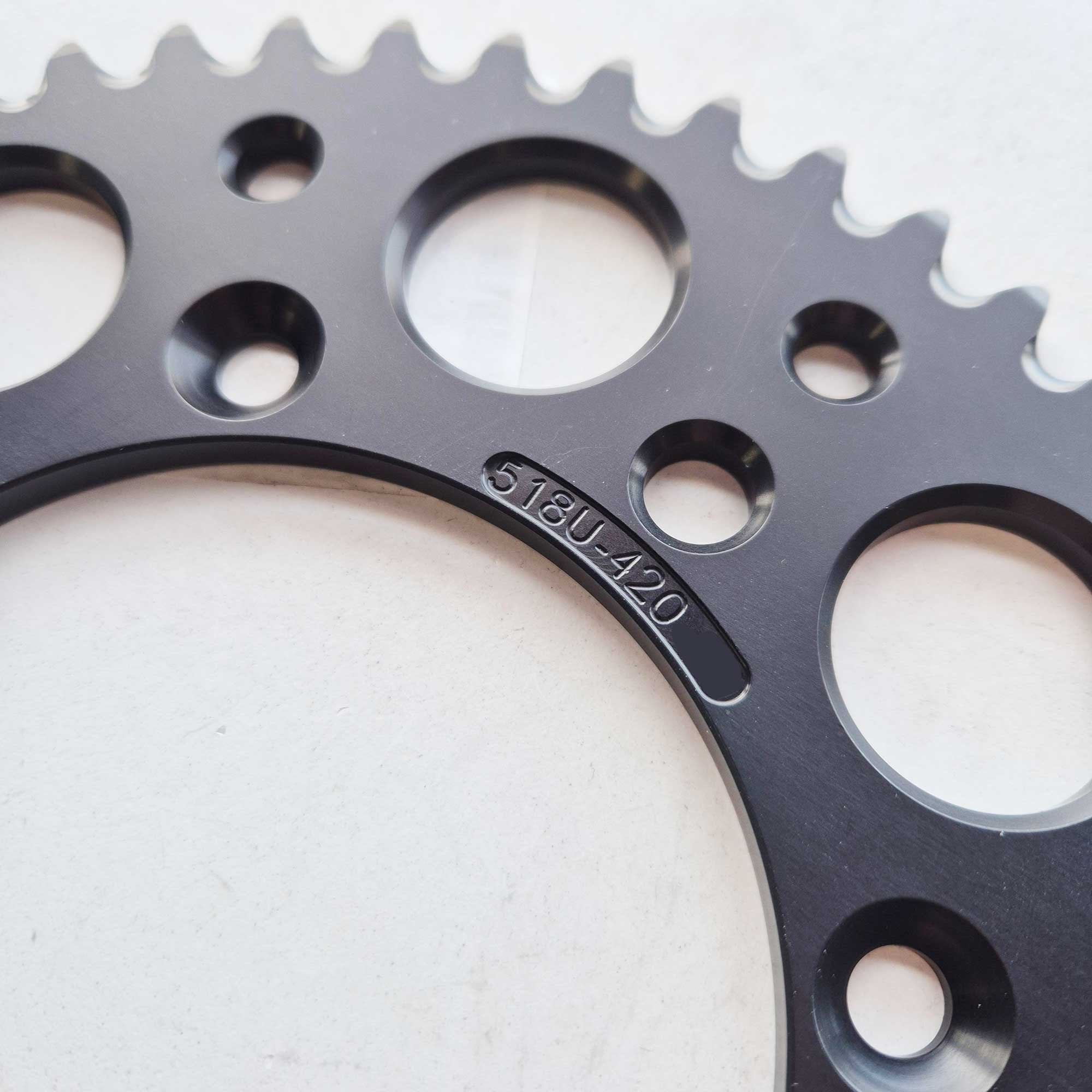 Renthal Rear Sprocket Ultralight 518U-420 - KTM SX65 25-26, Husqvarna TC65 25-26, Gas Gas MC65 25-26