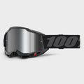 100% MX | MTB Goggles - Accuri-2 (BLACK) Silver Iridium Lens