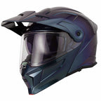 VCAN H276 Gradient Flip Up Motorcycle Helmet (Purple/Blue)