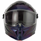 VCAN H276 Gradient Flip Up Motorcycle Helmet (Purple/Blue)