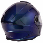 VCAN H276 Gradient Flip Up Motorcycle Helmet (Purple/Blue)