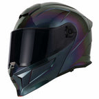 VCAN H276 Gradient Flip Up Motorcycle Helmet (Purple/Blue)