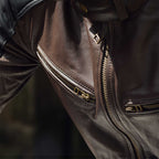 Merlin (2025) Jacket - Chase 2 D3O Leather (AAA) - Brown/Black