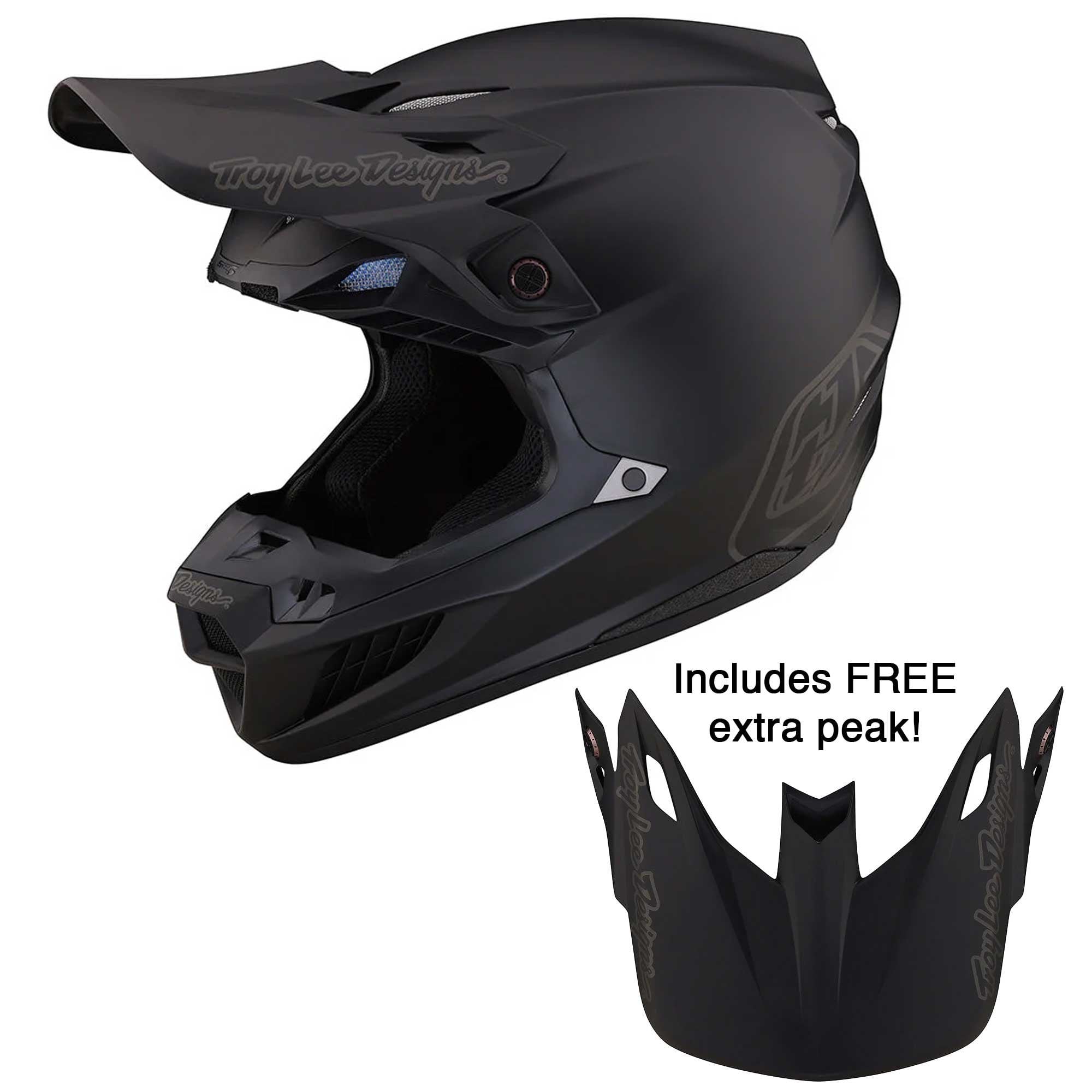 Troy Lee Motocross Helmet - SE5 Composite MIPS - CORE (Matt Black)