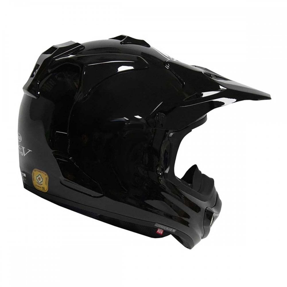 Arai Motocross | Enduro Helmet - MX-V Evo  PLAIN (Gloss Black)