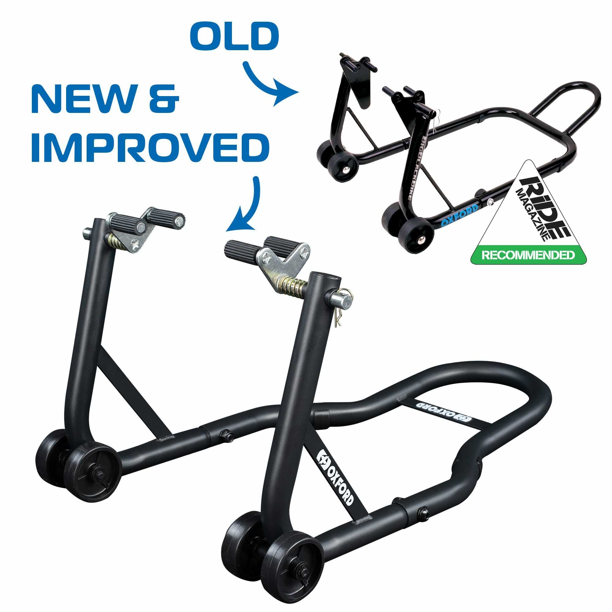 Oxford Paddock Stand - Front - Black 2.0 - (SP822)