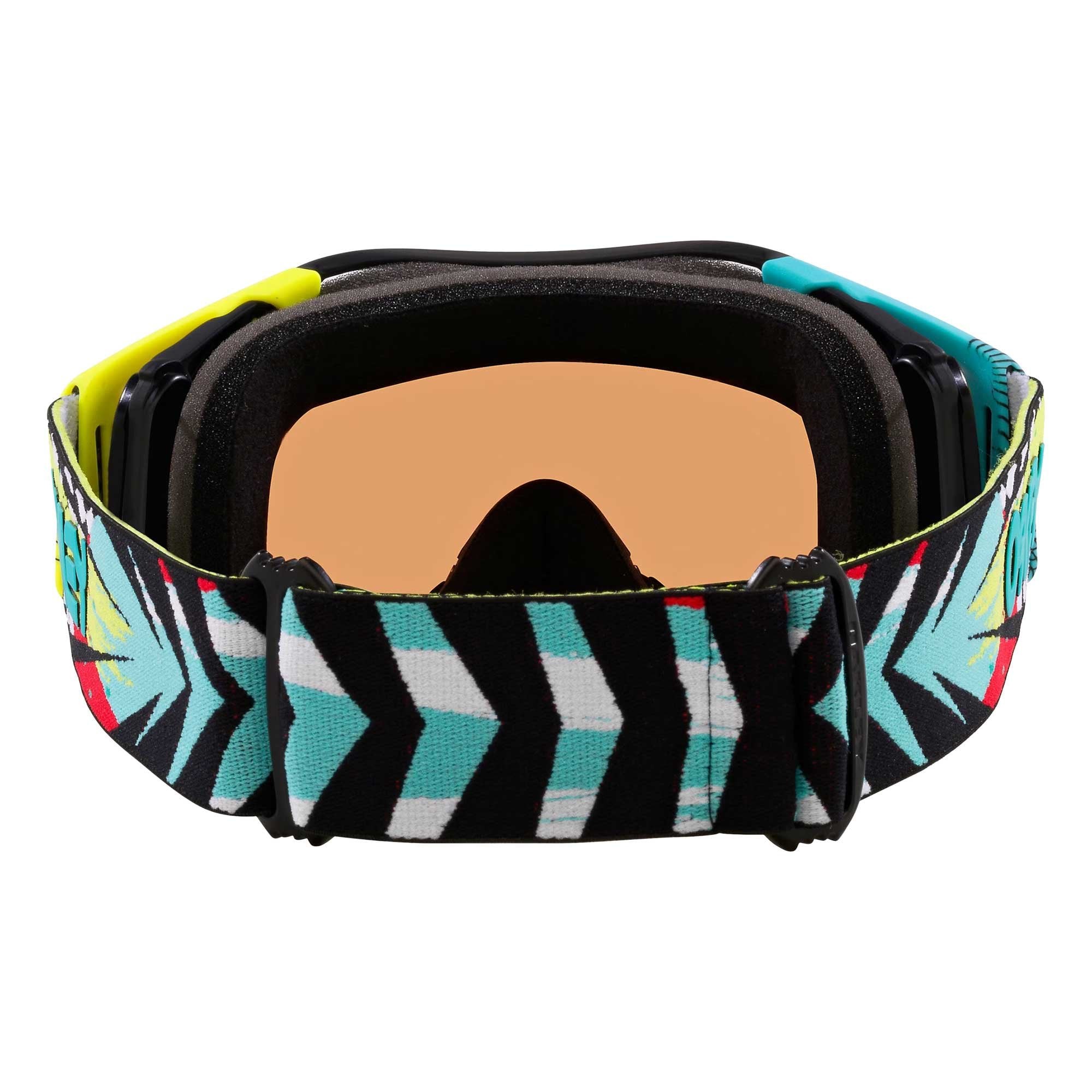 Oakley (SALE) Airbrake Goggles - Herlings (Black/Teal/Yellow) PRIZM Black Lens
