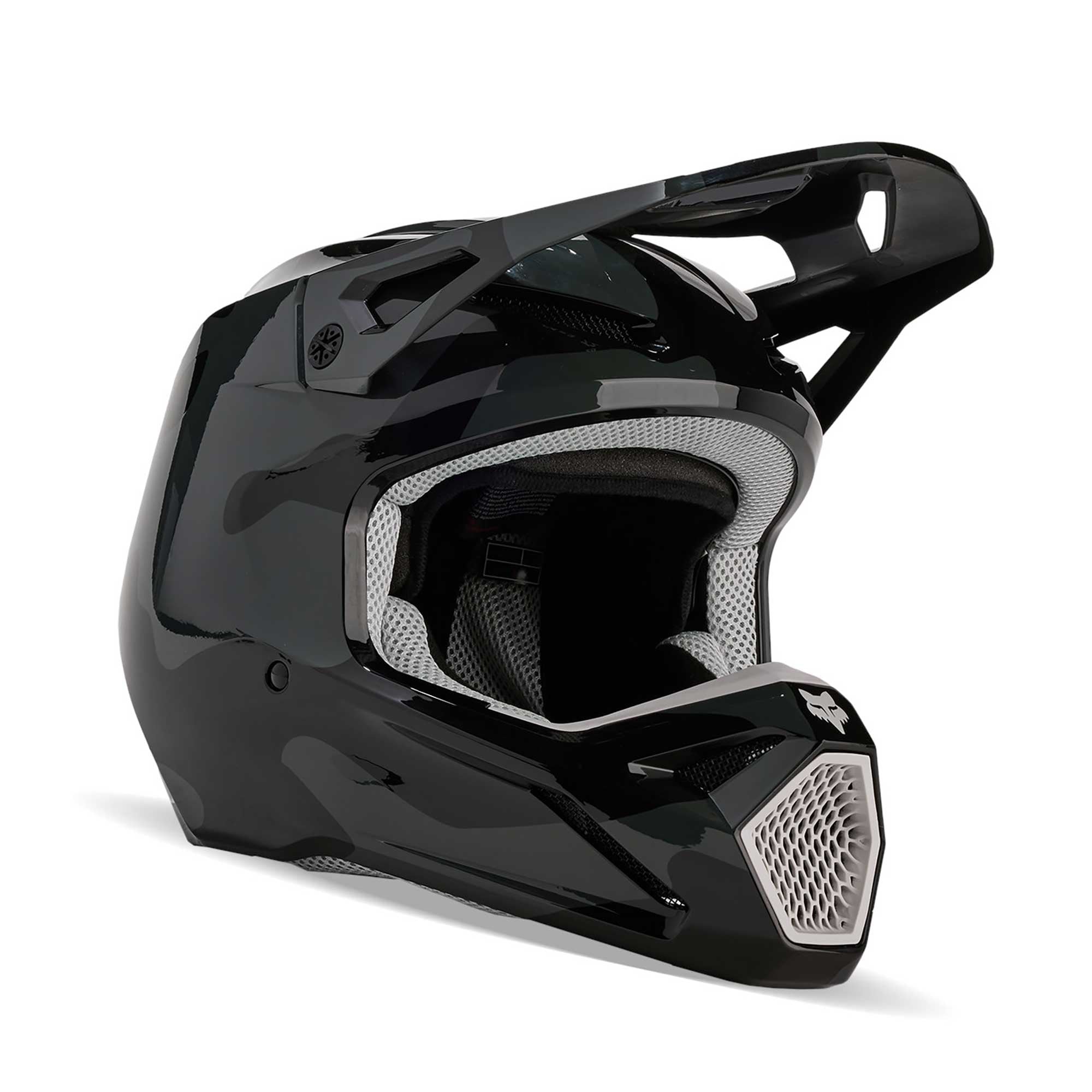 FOX Racing MX | Enduro Helmet - V1 BNKR (Black Camo)