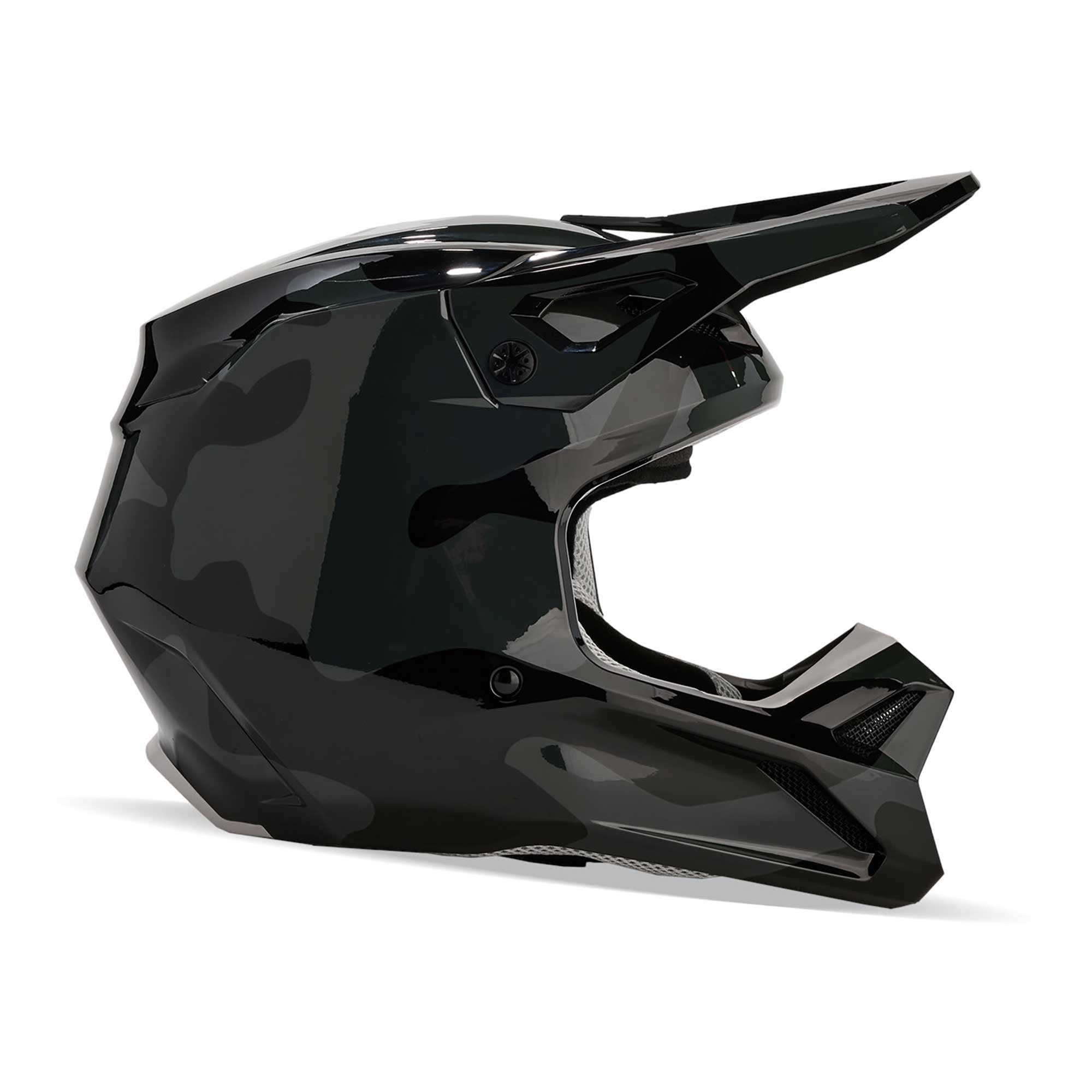 FOX Racing MX | Enduro Helmet - V1 BNKR (Black Camo)