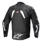 Alpinestars GP Plus R V4 Rideknit Motorcycle Leather Jacket (Black/White)