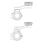 Quad Lock (Mount) - Motorcycle Handlebar (V2) (Plastic)