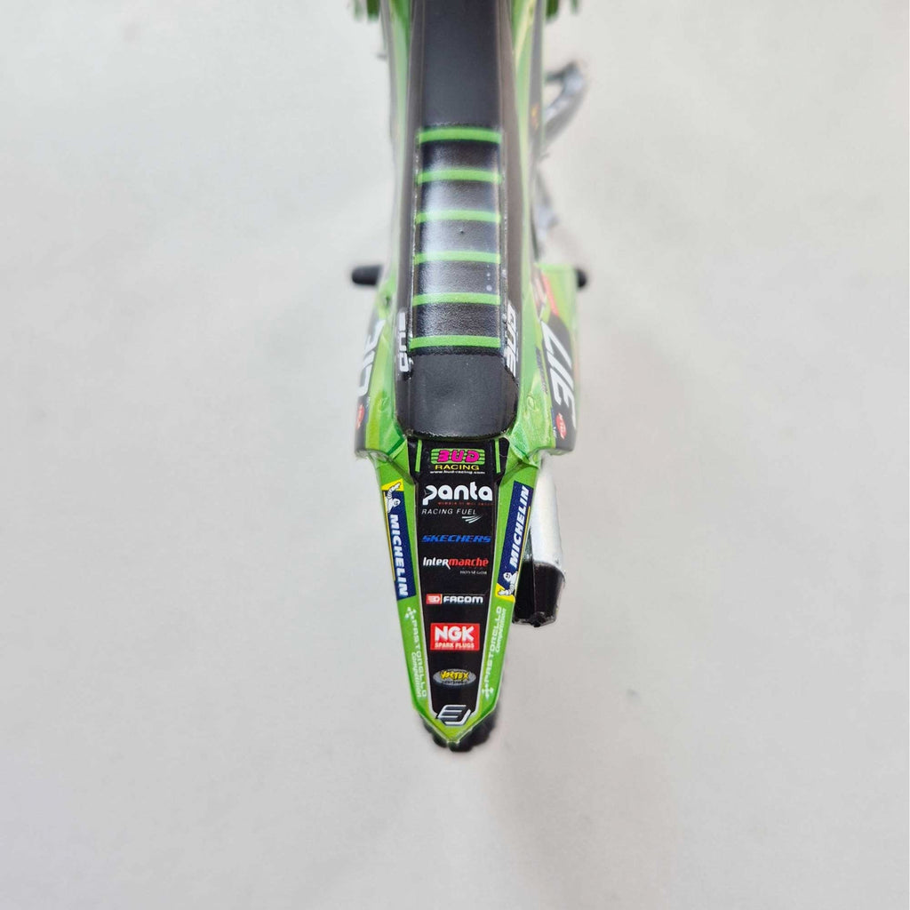 New Ray Toys - 1:12 - Kawasaki - KXF450 19-23 - Bud Racing - Valin #317, Bourdon #945, Garib #339