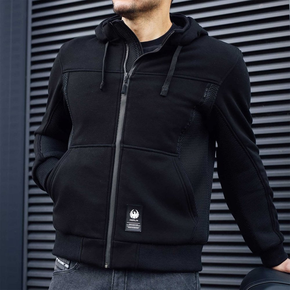 Merlin (2025) Hoody - Brecken D3O Air Mesh (AA) - Black