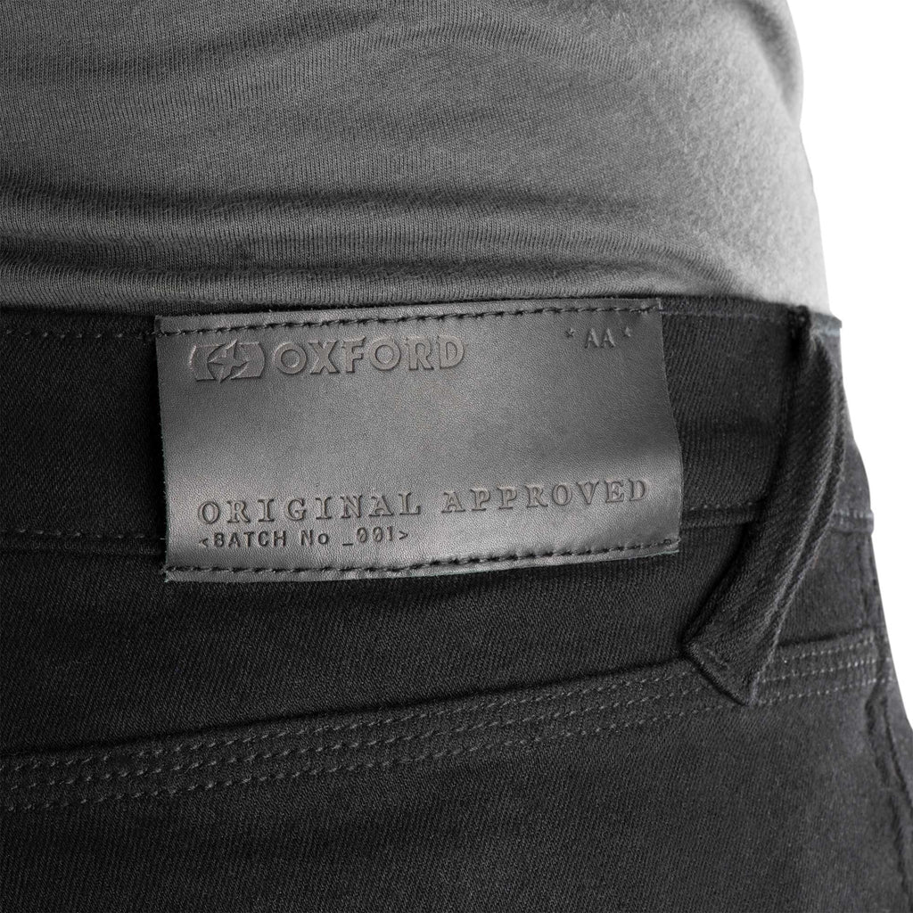 Oxford Super Stretch Armourlite Jeans AA (Black) Short Leg