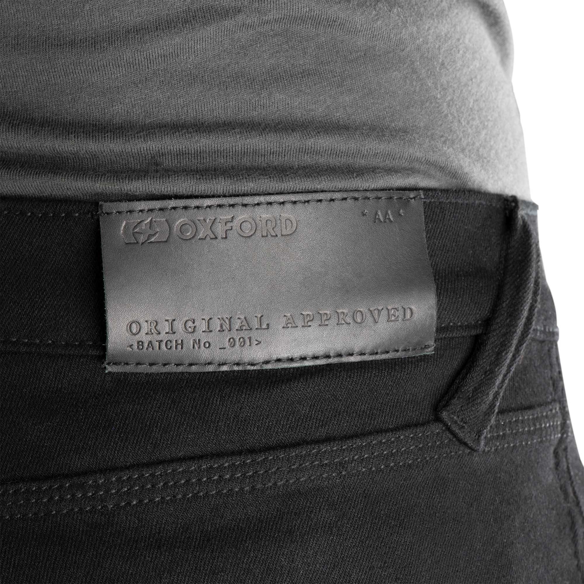 Oxford Super Stretch Armourlite Jeans AA (Black) Short Leg