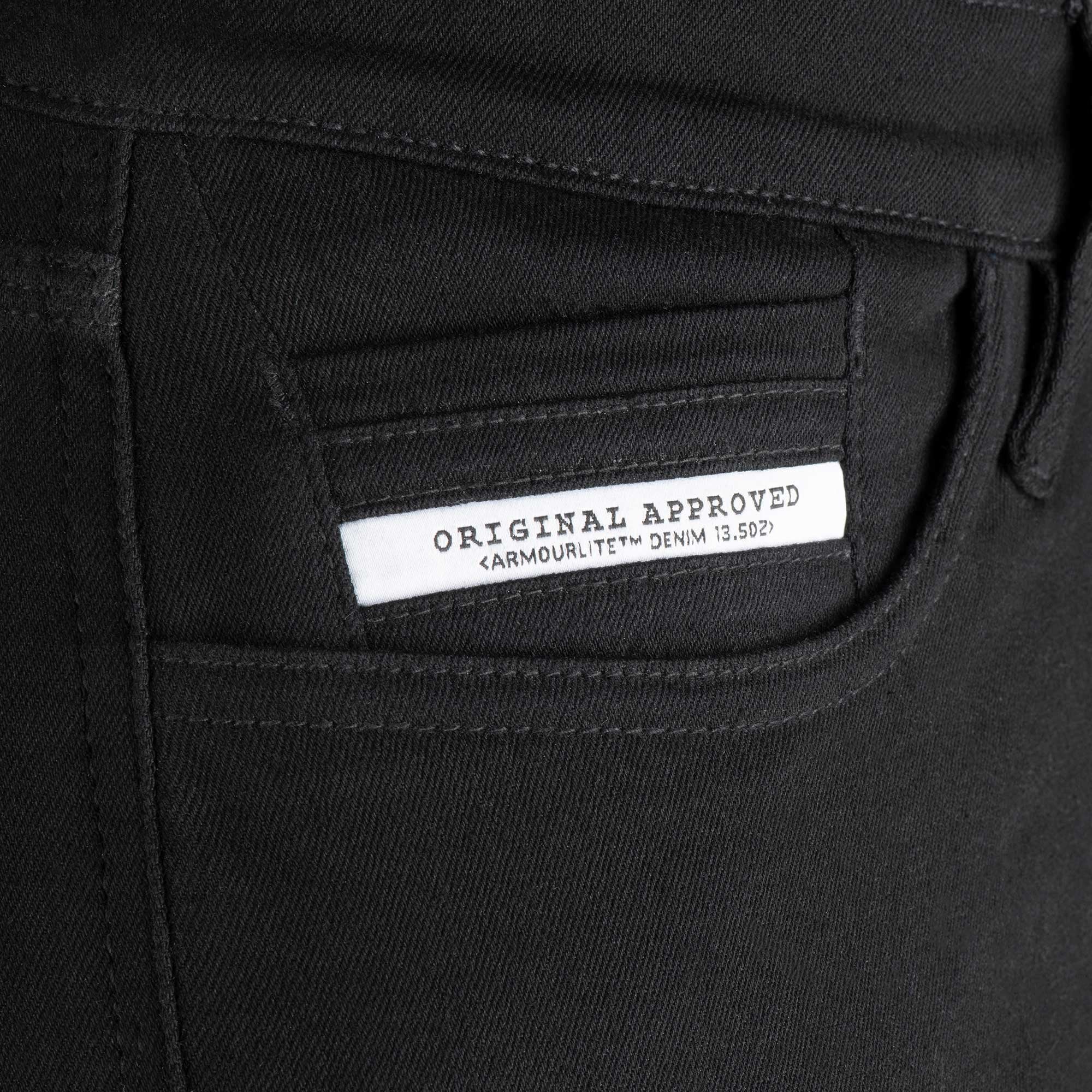 Oxford Super Stretch Armourlite Jeans AA (Black) Short Leg