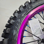 SMPro - Platinum Wheel Set - 21"/19" - KX125/250 06-08, KXF250/450 06-25 - Purple Rim/Blue Hub & Nipples