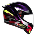 AGV K1-S Fastlap Motorcycle Helmet (Black/Purple/Pink)