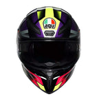 AGV K1-S Fastlap Motorcycle Helmet (Black/Purple/Pink)