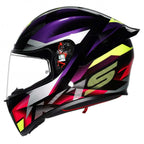 AGV K1-S Fastlap Motorcycle Helmet (Black/Purple/Pink)