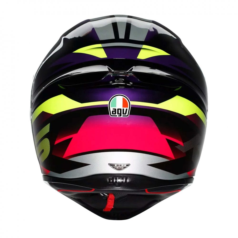 AGV (2026) Helmet - K1-S (2206) Fastlap - Gloss Black/Purple/Pink