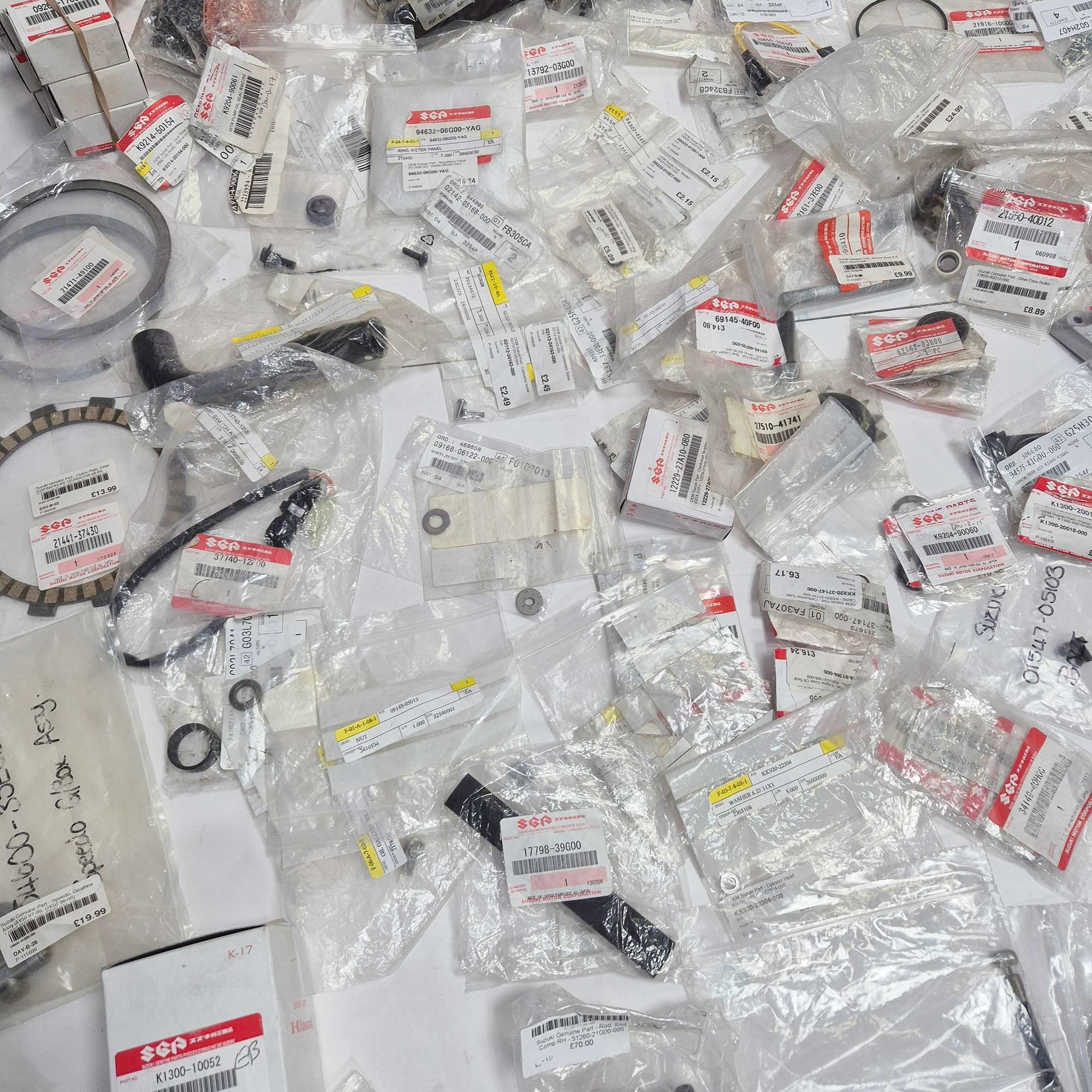 Suzuki Genuine Parts - Bulk Parts Listing - 200+ Parts
