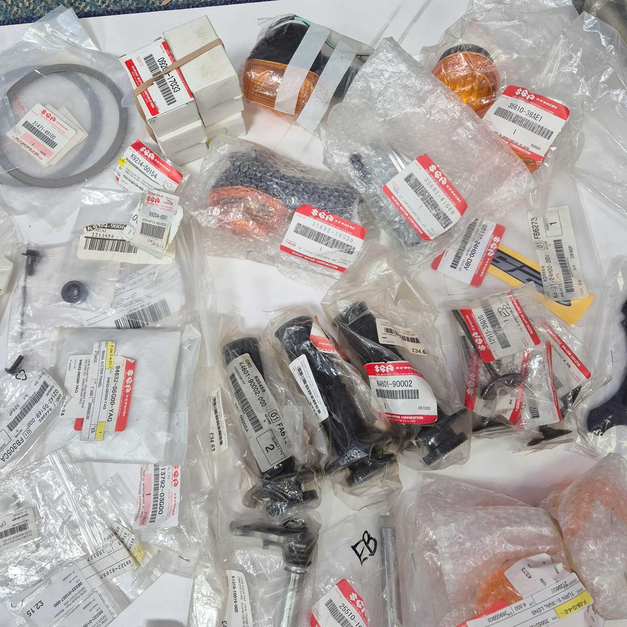 Suzuki Genuine Parts - Bulk Parts Listing - 200+ Parts