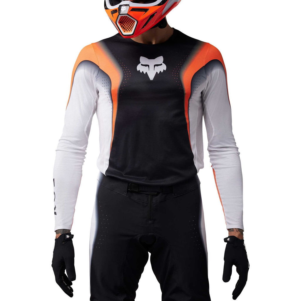 FOX (SALE) MX Jersey & Pant Kit Deal - FlexAir INFINITE (Black/Fluo Orange)