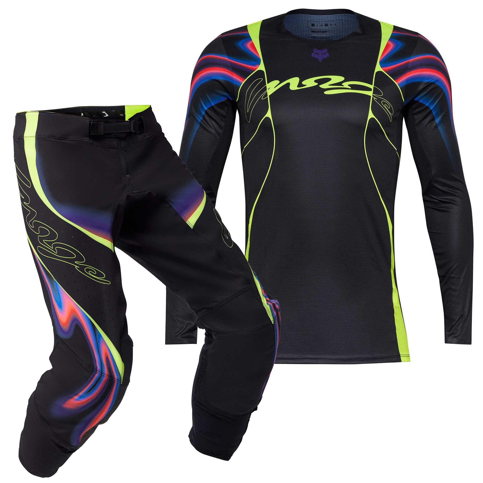 FOX (SALE) Jersey & Pant Kit Deal - FlexAir ENERGY (Black)