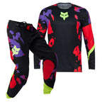 FOX (SALE) Jersey & Pant Kit Deal - 360 THROTTLE (Black/Red/Yellow/Purple)