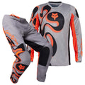 FOX (SALE) Jersey & Pant Kit - 180 EMOTION (Steel Grey/Orange)