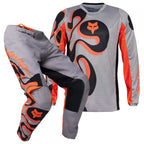 FOX (SALE) Jersey & Pant Kit - 180 EMOTION (Steel Grey/Orange)