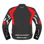 Richa (2026) Jacket - Stradale Textile WP (Black/White/Red)