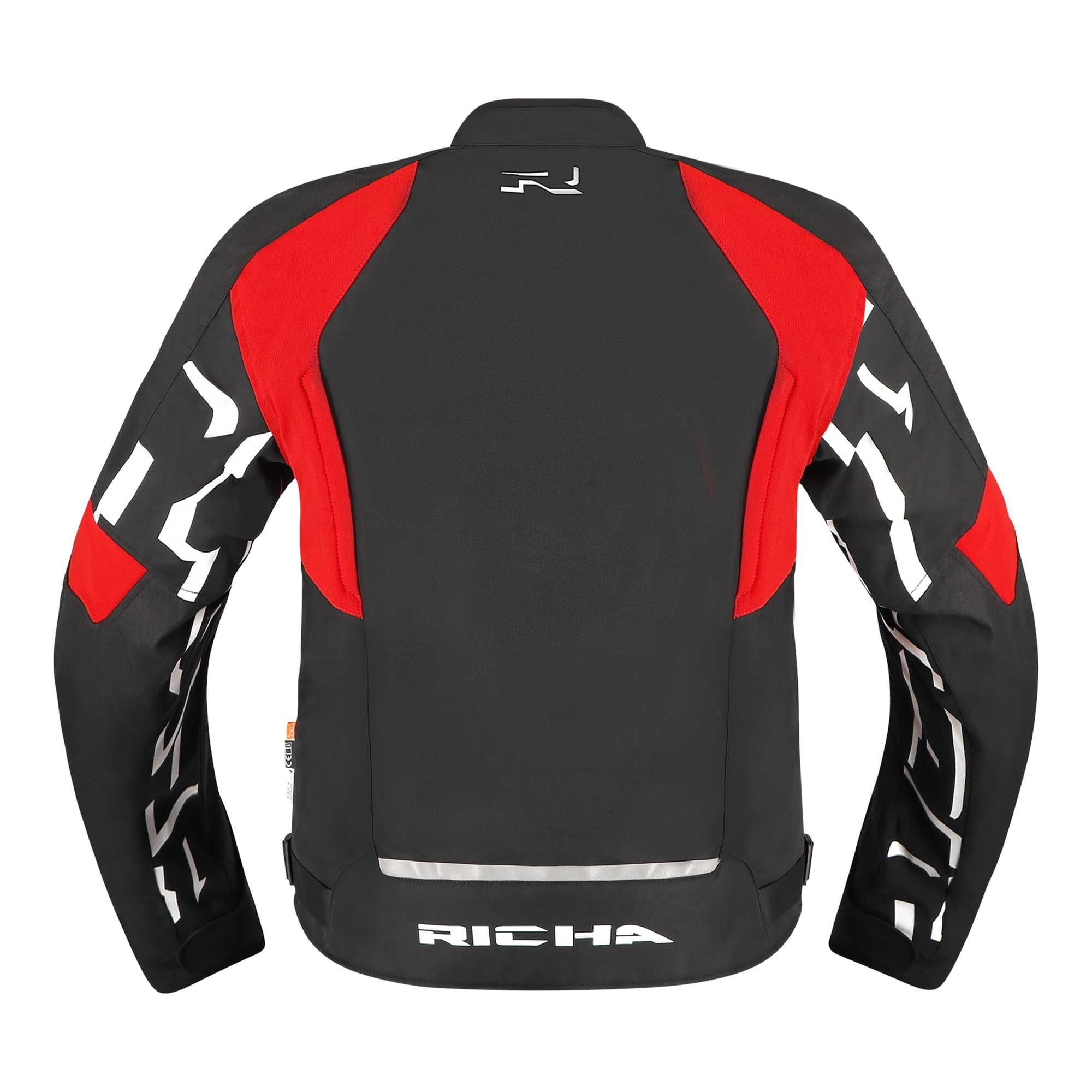 Richa (2026) Jacket - Stradale Textile WP (Black/White/Red)