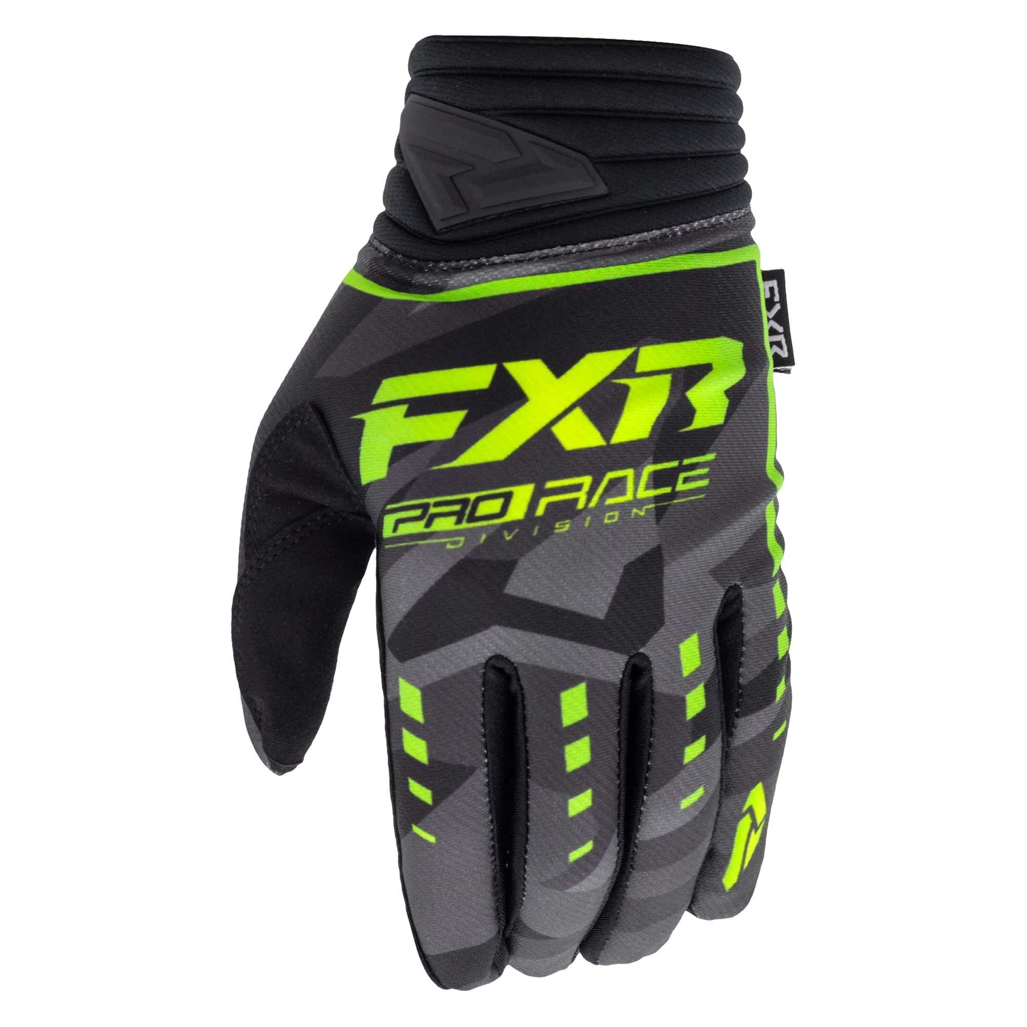 FXR (SALE) Gloves - PRIME (Camo/Hi Vis Yellow)