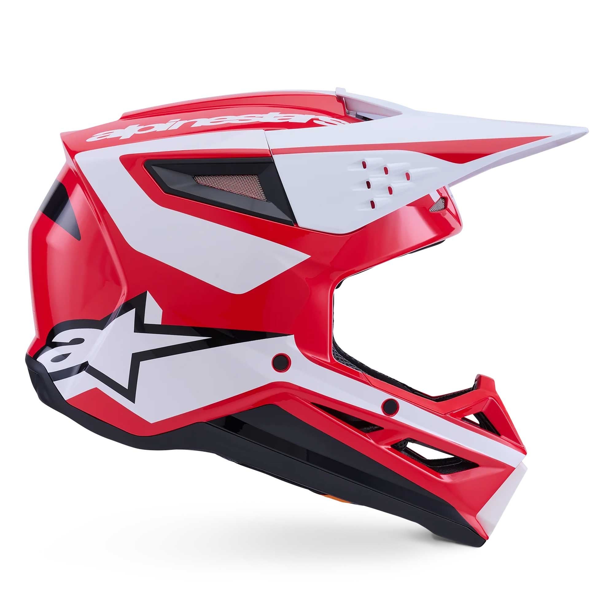 Alpinestars (MX26) MX Helmet - S-M3 HEAT (Red/White/Black Gloss)