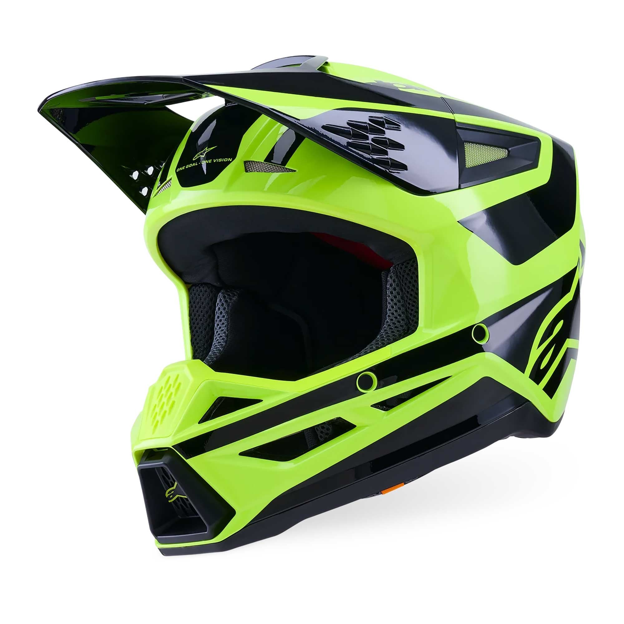 Alpinestars (MX26) MX Helmet - S-M3 HEAT (Yellow Fluo/Black Gloss)
