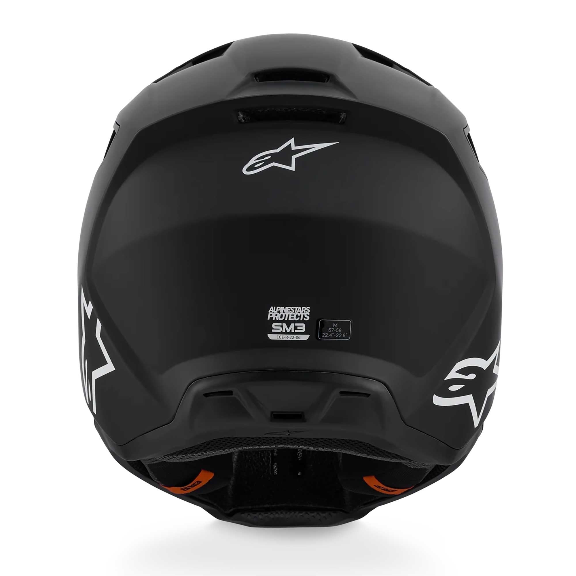 Alpinestars (MX26) MX Helmet - S-M3 SOLID (Black Matt)