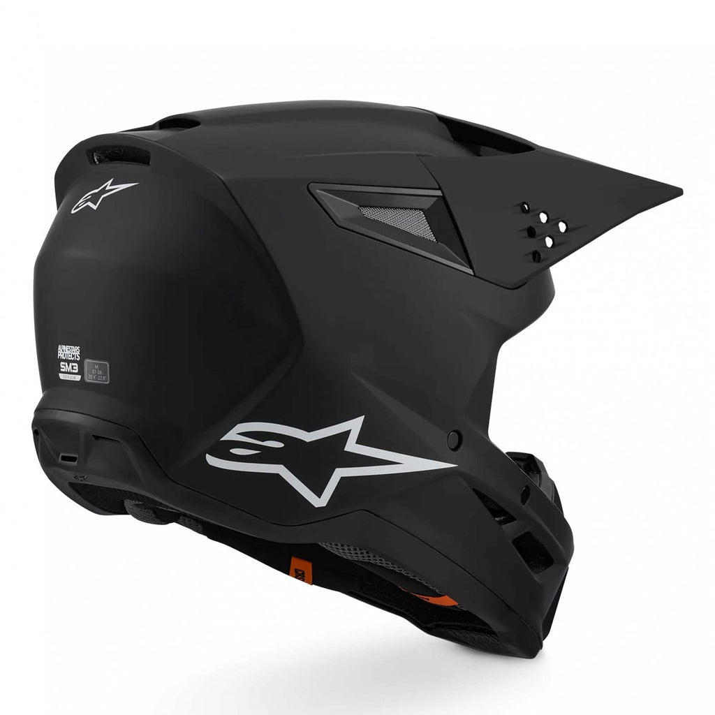 Alpinestars (MX26) MX Helmet - S-M3 SOLID (Matte Black)