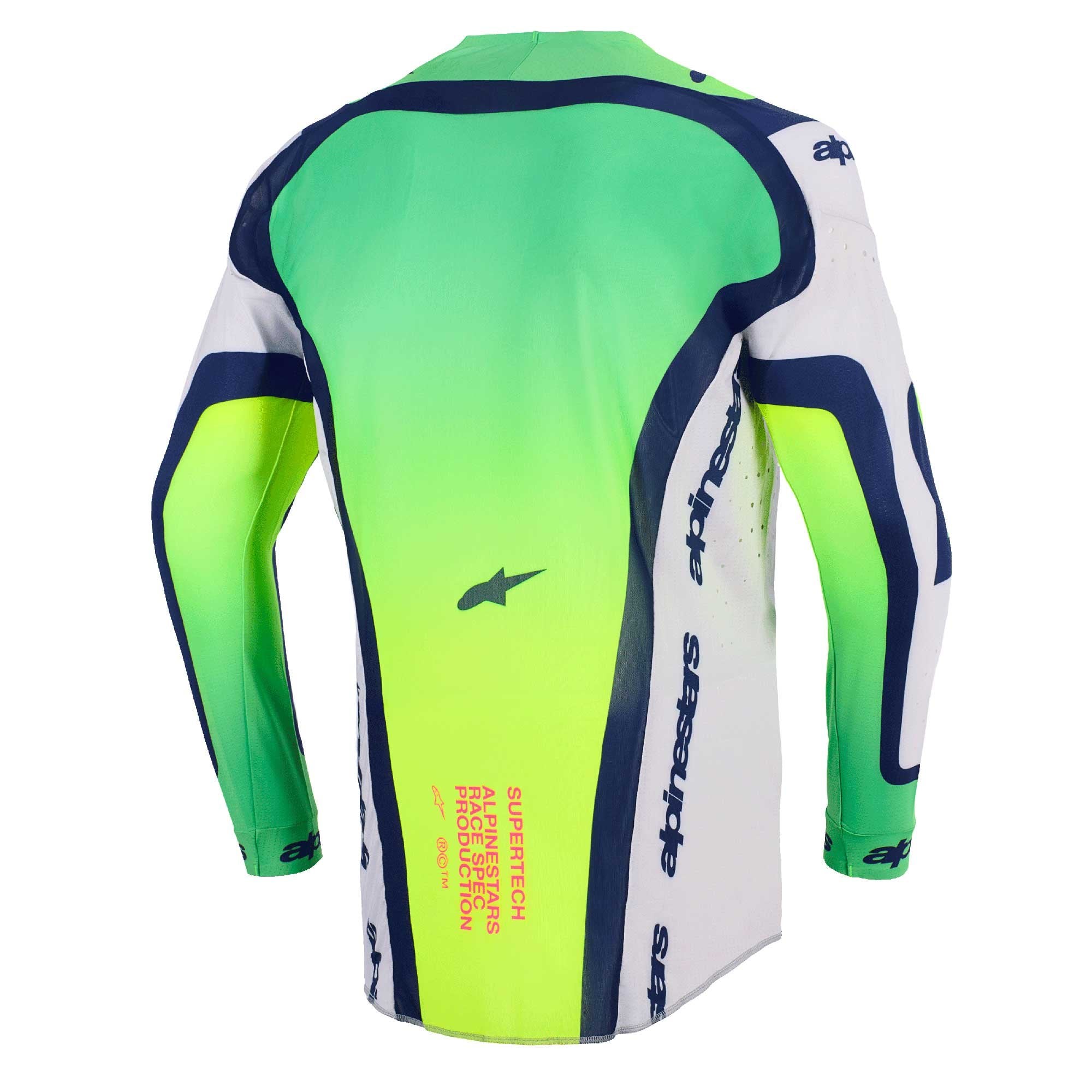 Alpinestars (MX26) MX Jersey - SuperTech VISTA (Light Grey/Yellow Fluo/Blue)