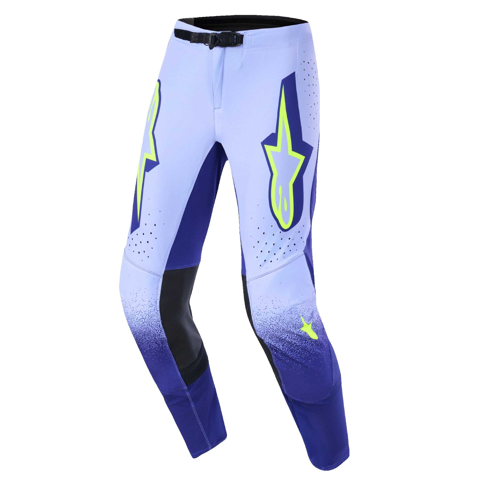 Alpinestars MX Jersey & Pant Kit Deal - SuperTech SCENZ (Purple/Yellow Fluo)